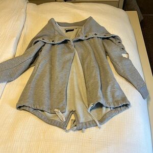 BlankNYC cardigan with pockets and button collar